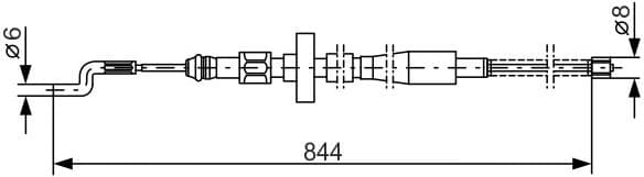 Cable Pull, parking brake 1987477171 - image 6