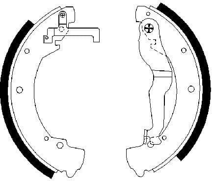 Brake Shoe Set 0986487312 - image 7