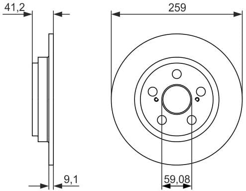 Brake Disc 0986479766 - image 2