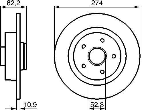 Brake Disc 0986478744 - image 2