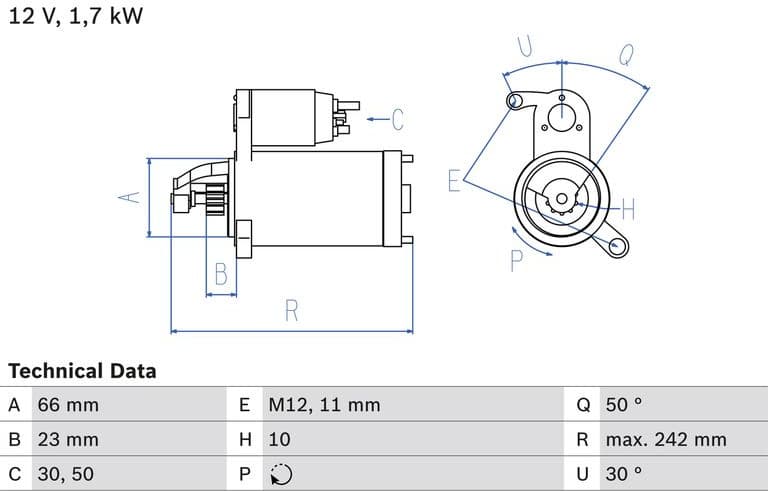 Starter 0986025240 - image 2