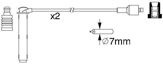 Ignition Cable Kit 0986357154 - image 10