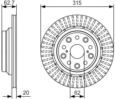 Brake Disc 0986479T06 - image 2