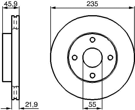 Brake Disc 0986478787 - image 2