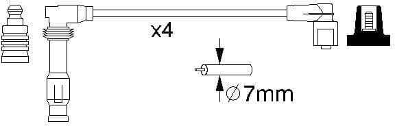 Ignition Cable Kit 0986356986 - image 10