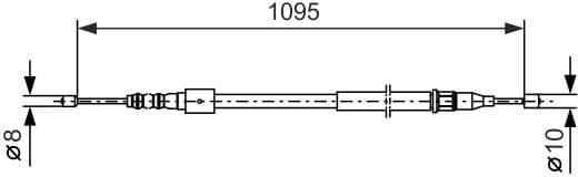 Cable Pull, parking brake 1987477660 - image 2