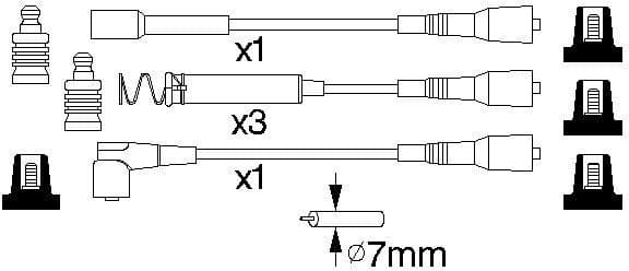Ignition Cable Kit 0986356801 - image 10
