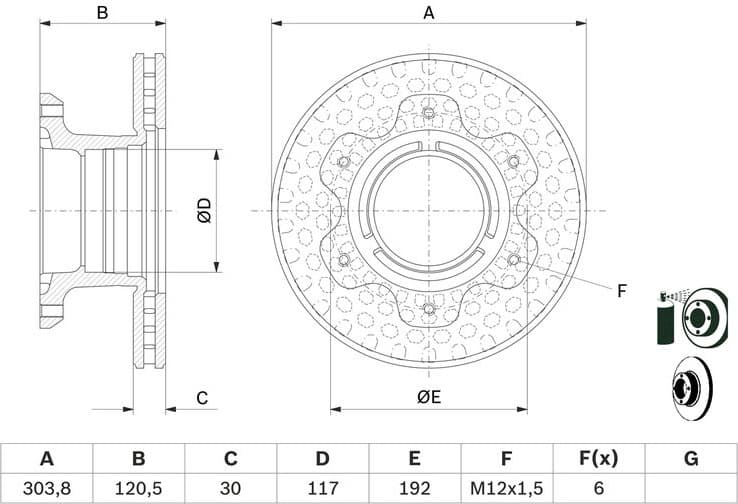 Brake Disc 0986479E47 - image 10