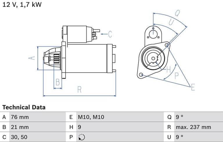 Starter 0986021980 - image 2