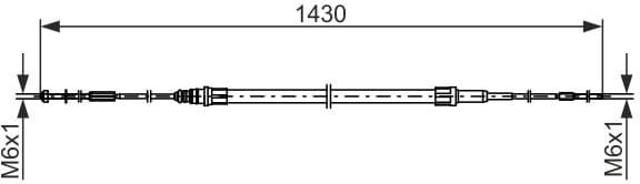 Cable Pull, parking brake 1 987 482 864 - image 10