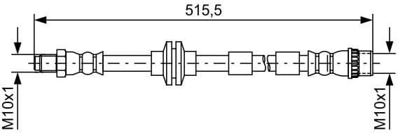 Brake Hose 1 987 481 733 - image 2