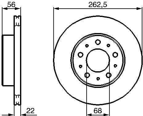 Brake Disc 0986478283 - image 3