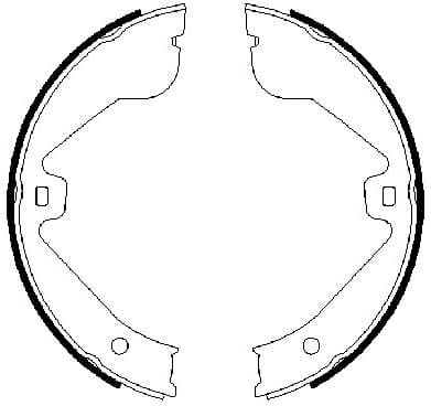 Brake Shoe Set, parking brake 0986487705 - image 7