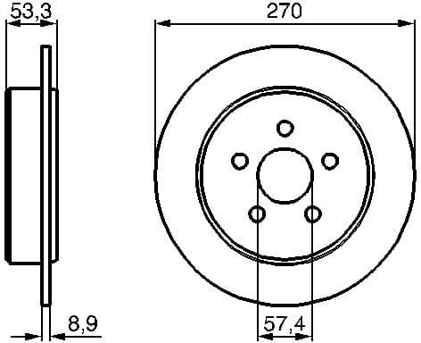 Brake Disc 0986478514 - image 10