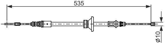 Cable Pull, parking brake 1987482677 - image 9