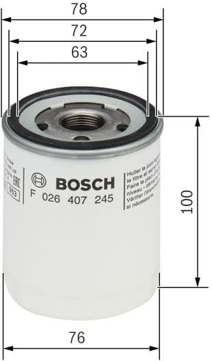 Oil Filter F 026 407 245 - image 10