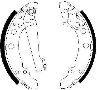 Brake Shoe Set 0986487002 - image 2
