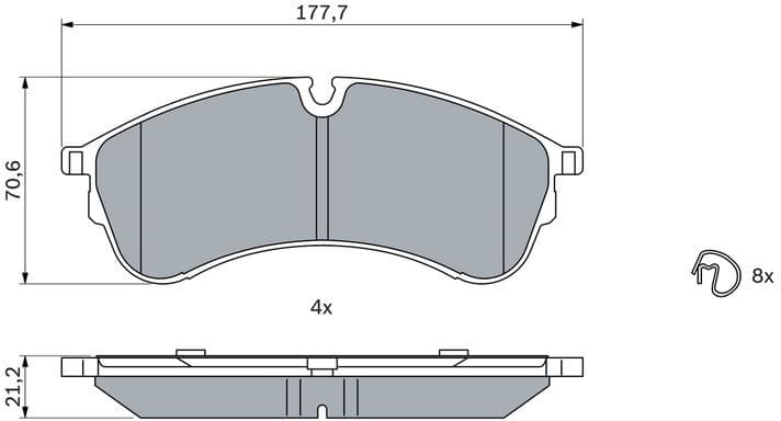 Brake Pad Set, disc brake 0 986 424 930 - image 4