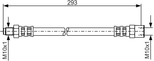 Brake Hose 1 987 481 160 - image 6