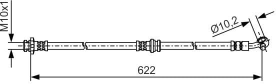 Brake Hose 1987481A31 - image 6