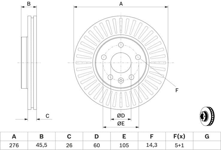 Brake Disc 0986479643 - image 11