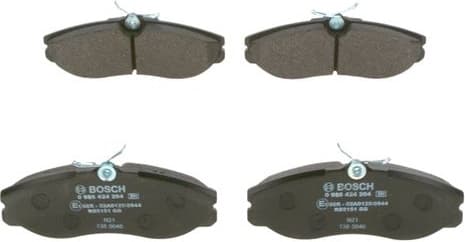 Brake Pad Set, disc brake 0986424204 - image 10