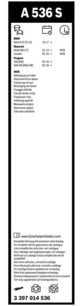 Wiper Blade Aerotwin 3 397 014 536 - image 9