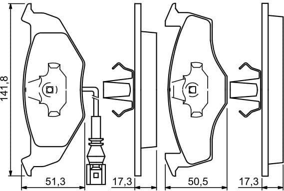 Brake Pad Set, disc brake 0986424723 - image 12