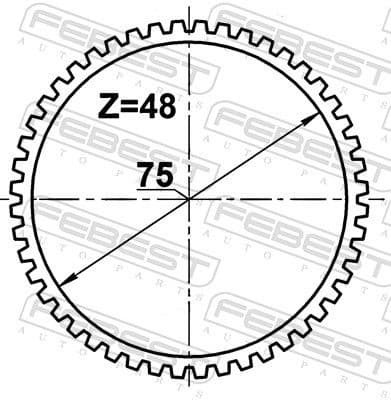 Sensor Ring, ABS RABS-DUSTA48 - image 2