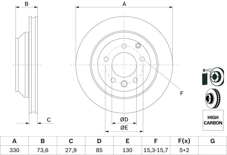 Brake Disc 0986479095 - image 10