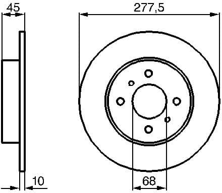 Brake Disc 0986479105 - image 2