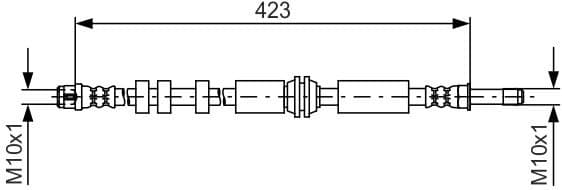 Brake Hose 1 987 481 601 - image 2