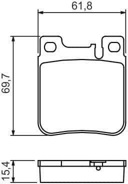 Brake Pad Set, disc brake 0986460965 - image 8