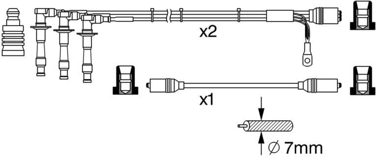Ignition Cable Kit 0986356373 - image 10