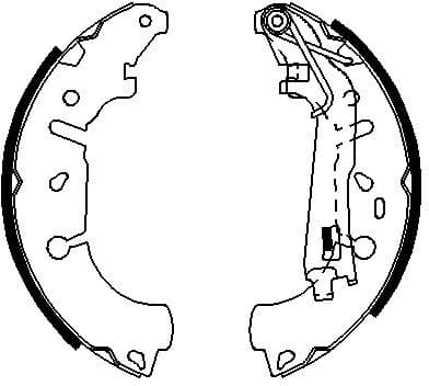 Brake Shoe Set 0986487703 - image 10