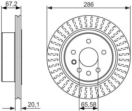Brake Disc 0986479394 - image 2