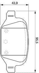 Brake Pad Set, disc brake 0986424756 - image 10