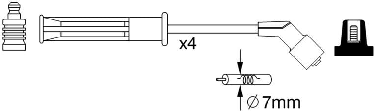 Ignition Cable Kit 0986357255 - image 10