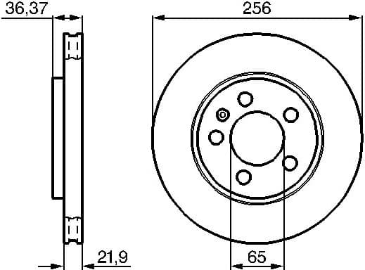 Brake Disc 0986478482 - image 5