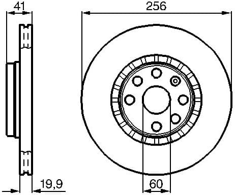 Brake Disc 0986478535 - image 2