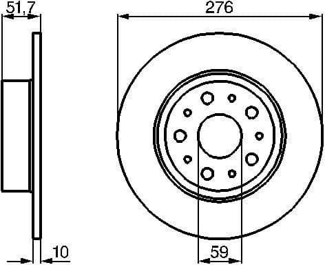 Brake Disc 0986478463 - image 2