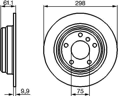 Brake Disc 0986478425 - image 6