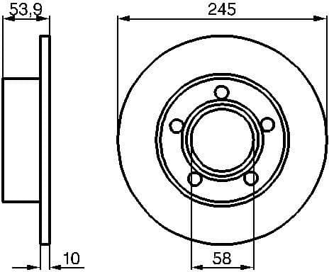 Brake Disc 0986478461 - image 2