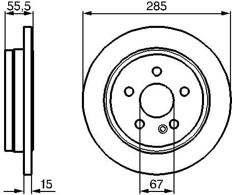 Brake Disc 0986478469 - image 5