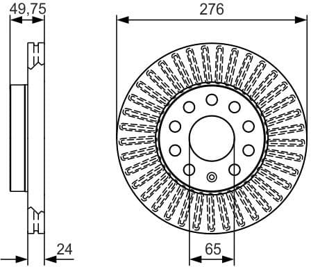 Brake Disc 0986479C47 - image 8