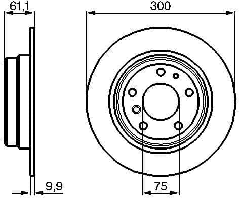 Brake Disc 0986478321 - image 2