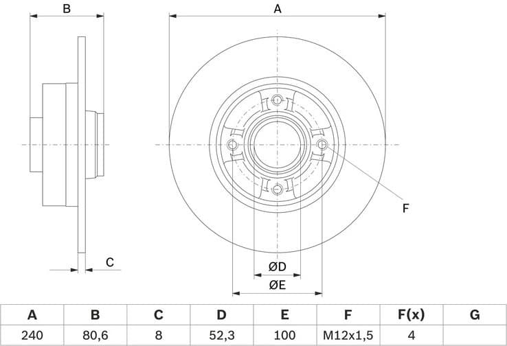 Brake Disc 0986479007 - image 9