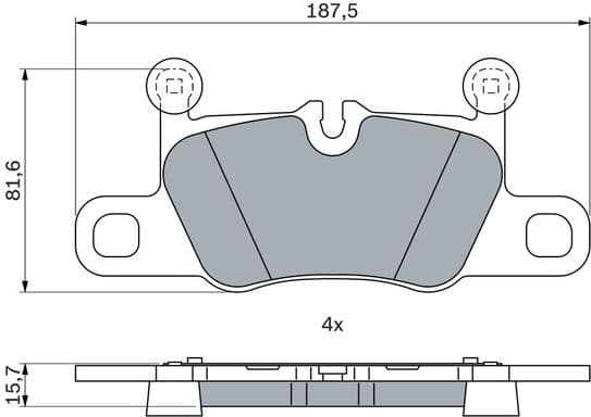 Brake Pad Set, disc brake 0 986 424 971 - image 6