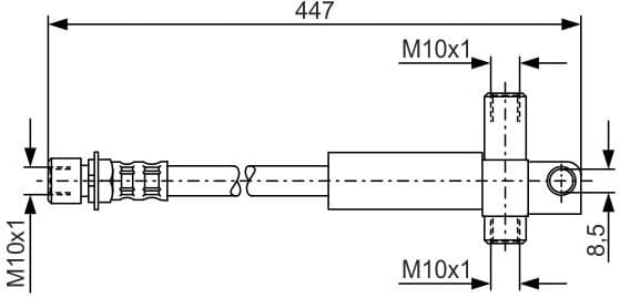 Brake Hose 1 987 476 614 - image 6