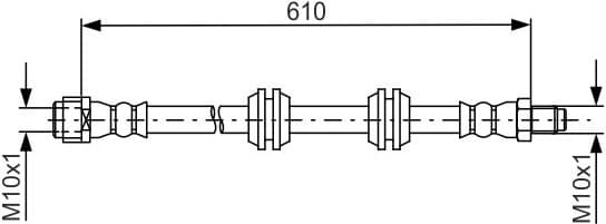 Brake Hose 1 987 481 744 - image 2